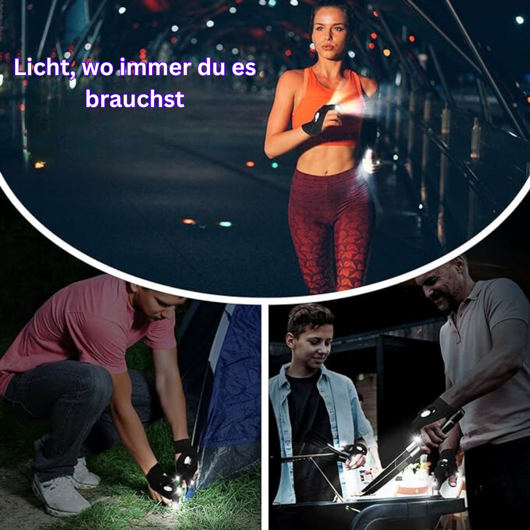Wasserdichte LED Handschuhe